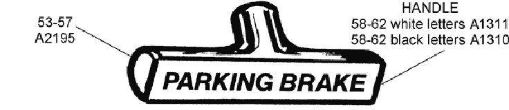Parking Brake Handle Diagram Thumbnail