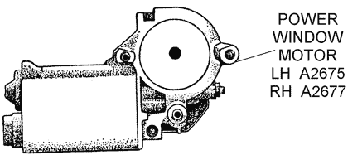 Power Window Motor Diagram Thumbnail