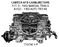 Carter AFB Carburetors Diagram Thumbnail