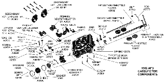 1962 AFB Carb Components Diagram Thumbnail