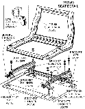 1953-62 Seat Detail Diagram Thumbnail