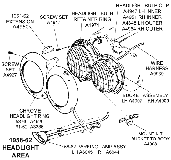1958-62 Headlight Area Diagram Thumbnail