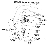 1961-62 Rear Stabilizer Diagram Thumbnail
