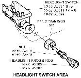Headlight Switch Area Diagram Thumbnail