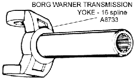 Borg Warner Transmission Yoke Diagram Thumbnail