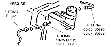 1963-65 Fittings and Components Diagram Thumbnail