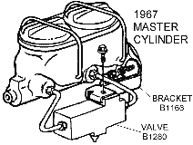 1967 Master Cylinder Diagram Thumbnail