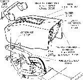 1967 Parking Brake Console Diagram Thumbnail