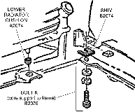 Lower Radiator Cushion Diagram Thumbnail