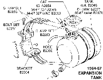 1964-67 Expansion Tank Diagram Thumbnail