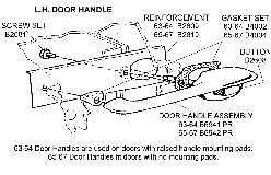 LH Door Handle Diagram Thumbnail