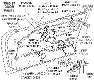 1965-67 Door Panel Diagram Thumbnail
