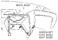 Rear License Assembly Components Diagram Thumbnail
