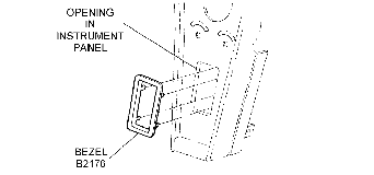 Opening in Instrument Panel Diagram Thumbnail