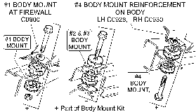Body Mount Kits Diagram Thumbnail
