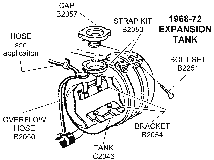 1968-72 Expansion Tank Diagram Thumbnail
