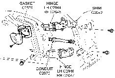 Hinge Assembly Diagram Thumbnail