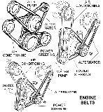 Various Engine Belts Diagram Thumbnail