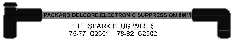 HEI Spark Plug Wires Diagram Thumbnail