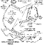 1968-82 Inner Fender Area Seals Diagram Thumbnail
