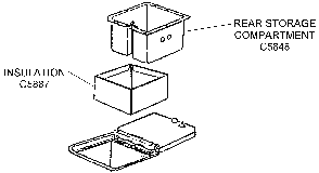 Rear Storage Compartment Insulation Diagram Thumbnail