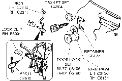 Door Lock Detail Diagram Thumbnail