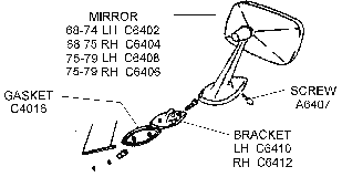 Exterior Mirror Detail Diagram Thumbnail