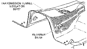 Transmission Tunnel Insulation Diagram Thumbnail