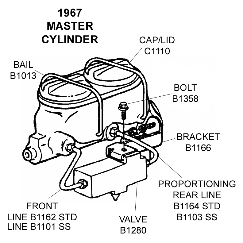 Master Cylinder Parts Diagram
