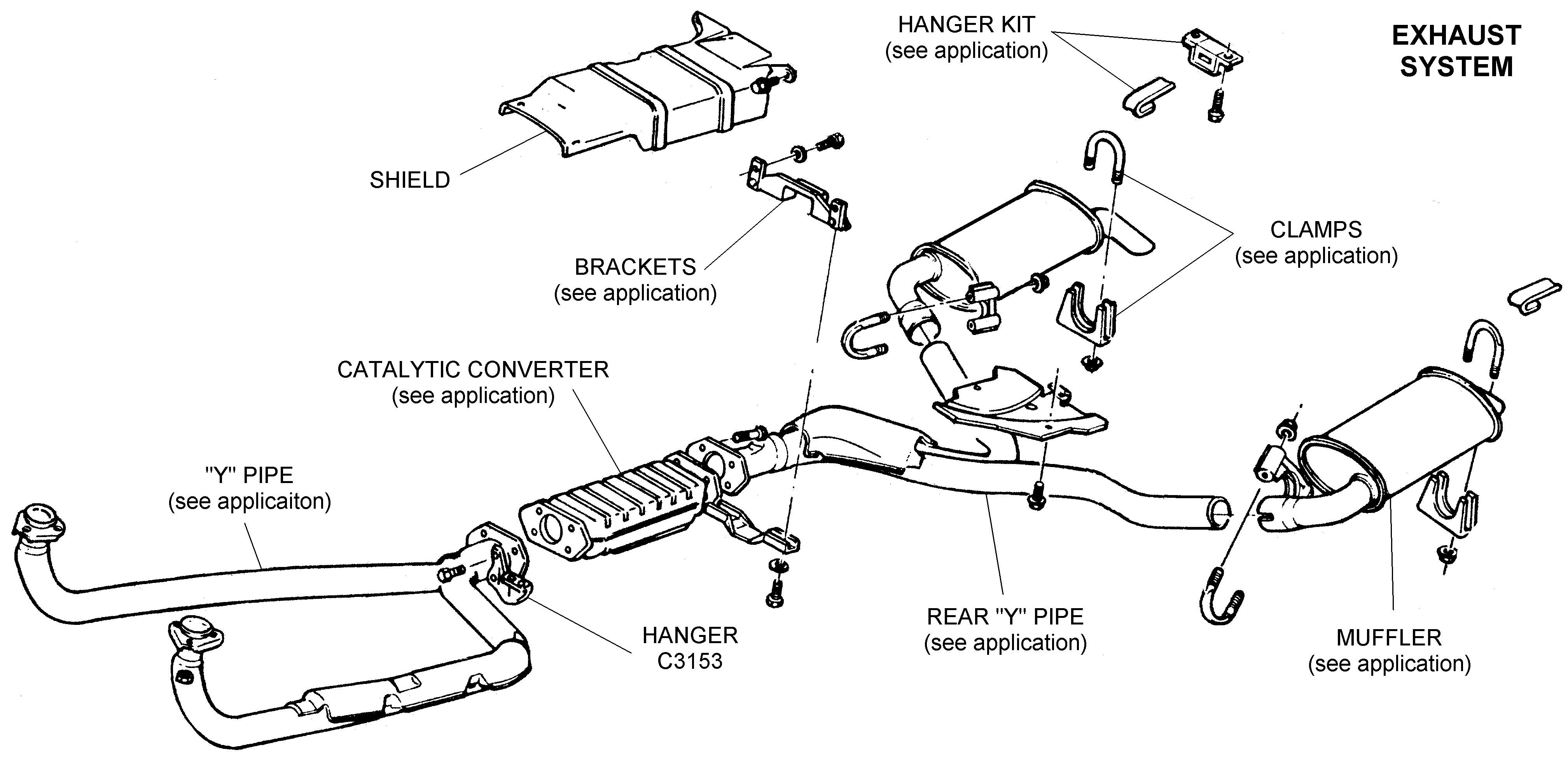 Exhaust System Parts Diagram
