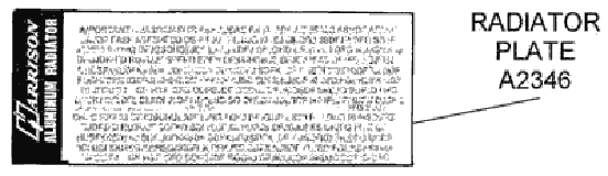 Radiator Plate Diagram Thumbnail