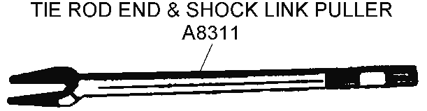 Tie Rod End-Shock Link Puller Diagram Thumbnail