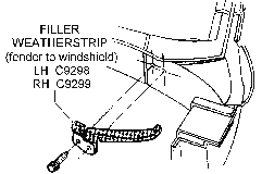 Filler Weatherstrip Diagram Thumbnail